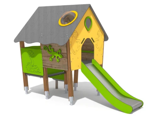 Eco domček so šmykľavkou 8078