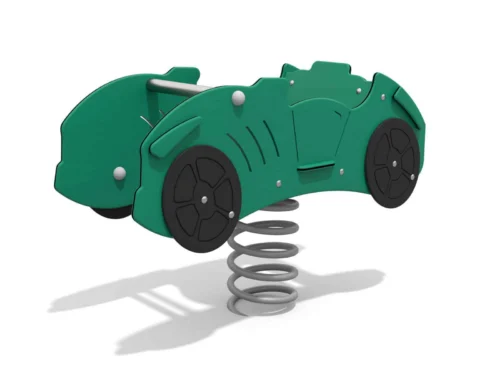 Pružinová hojdačka Motokára 5016 z recyklovaného plastu